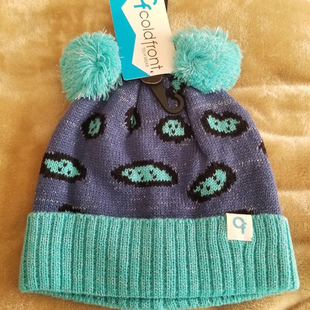 NEW COLDFRONT TECH WEAR Knit Fleece Winter Hat